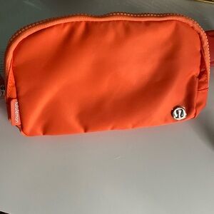 Orange Lululemon Belt bag